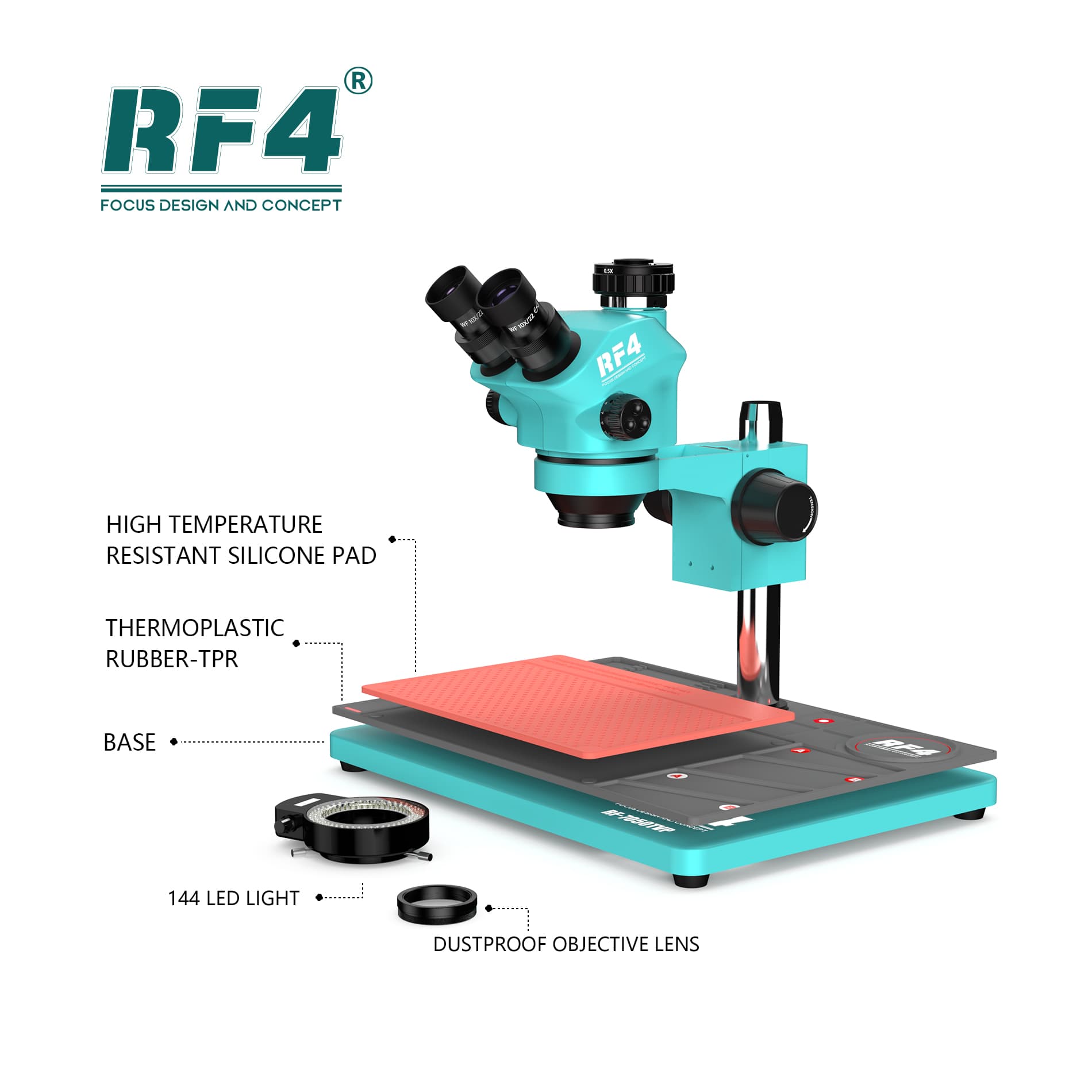 بادة ميكروسكوب RF4 RF-PO2